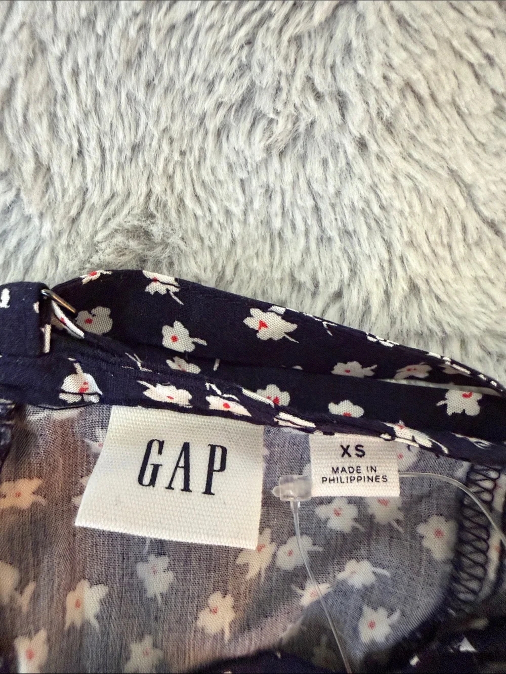 GAP Navy Blue Floral Spotted Sundress